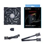 Cooler Lian Li Uni Fan TL 140mm Reverse Blade ARGB Preto - 14RTL1B BLACK