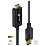 Cabo Vinik DisplayPort 1.3 x HDMI 2.0 2m - H20DP13-2