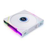 Kit 3x Cooler Lian Li Uni Fan TL LCD 120mm RGB 1900RPM Branco - 12TLLCD3W