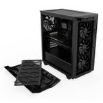 Gabinete Gamer Be Quiet! Pure Base 500 DX ARGB Mid Tower Preto - BGW37