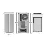 Gabinete Gamer Be Quiet! Pure Base 500 DX Mid Tower Branco - BGW38