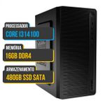 Computador Office Core i3 14100 + 16GB DDR4 + 480GB SSD - OFFICE 3