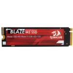 SSD Redragon Blaze 512GB NVMe M.2 PCIe 4.0 Leitura 7050MB/s Gravação 4200MB/s - GD-706
