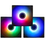 Kit 3x Cooler Thermalright  120mm ARGB Preto - TL-C12B-S V3 X3
