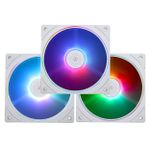 Kit 3x Cooler Thermalright TL-S12W-S X3 120mm ARGB Branco