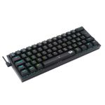 Teclado Mecânico Gamer Redragon Fizz RGB Preto Switch Vermelho ABNT2 - K617-RGB-B (PT-RED)