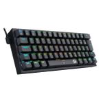 Teclado Mecânico Gamer Redragon Fizz RGB Preto Switch Vermelho ABNT2 - K617-RGB-B (PT-RED)