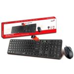 Kit Teclado e Mouse Genius USB Preto ABNT2 - SS-C126