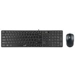 Kit Teclado e Mouse Genius USB Preto ABNT2 - SS-C126