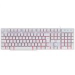 Teclado Gamer Vinik VX Gaming Hydra Branco USB Led Vermelho ABNT2 - GTH110BV