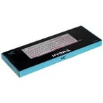 Teclado Gamer Vinik VX Gaming Hydra Branco USB Led Vermelho ABNT2 - GTH110BV