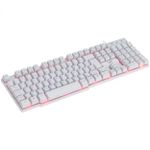 Teclado Gamer Vinik VX Gaming Hydra Branco USB Led Vermelho ABNT2 - GTH110BV
