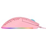 Mouse Gamer Vinik VX Gaming Void Rosa com LED RGB - MGV120R