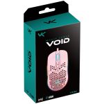 Mouse Gamer Vinik VX Gaming Void Rosa com LED RGB - MGV120R