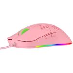 Mouse Gamer Vinik VX Gaming Void Rosa com LED RGB - MGV120R