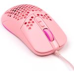Mouse Gamer Vinik VX Gaming Void Rosa com LED RGB - MGV120R