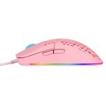 Mouse Gamer Vinik VX Gaming Void Rosa com LED RGB - MGV120R