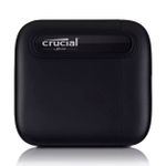 SSD Externo Portátil Crucial X6 2TB USB 3.2 Type-C Leitura 800MB/s - CT2000X6SSD9
