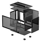 Gabinete Gamer DeepCool CH160 Mini Tower Preto - R-CH160-BKNGI0-G-1