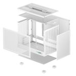 Gabinete Gamer DeepCool CH160 Mini Tower Branco - R-CH160-WHNGI0-G-1