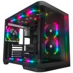 Gabinete Gamer Redragon Wideload Extreme Vidro Curvo Mid Tower Preto - CA-605B