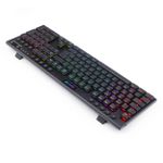 Teclado Mecânico Gamer Low Profile Redragon Horus Preto Switch Marrom ABNT2 - K619-RGB (PTBROWN)