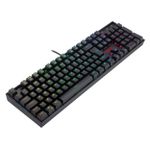 Teclado Mecânico Gamer Redragon Mitra RGB Preto Switch Azul ABNT2 - K551RGB-1 (PT-BLUE)