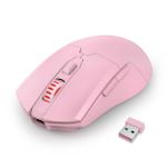 Mouse Gamer Sem Fio Redragon Fyzu Pro Rosa - M995P-PRO