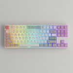 Teclado Mecânico Gamer Akko 5087S QMK 9009 Switch Gateron Pink ANSI