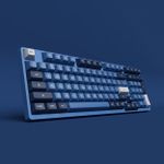 Teclado Mecânico Gamer Sem Fio Akko 3098B Plus Ocean Star Wireless / Bluetooth Switch Cream Blue ANSI