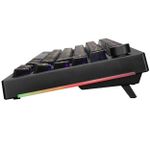 Teclado Mecânico Gamer Akko 5057S Clear Black Switch V3 Cream Black Pro ABNT2
