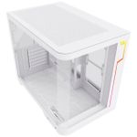 Gabinete Gamer Redragon Wideload Extreme Vidro Curvo Mid Tower Branco - CA-605W