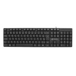 Teclado C3Tech Multimidia USB Preto ABNT2 - KB-M10BK