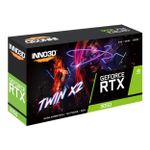 Placa de Vídeo Inno3D NVIDIA GeForce RTX 3050 Twin X2 6GB GDDR6 - N30502-06D6-1711VA60