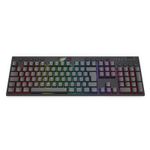 Teclado Mecânico Gamer Sem Fio Redragon Horus Pro Low Profile RGB Switch Marrom ABNT2 - K618RGB-PRO (PT-BROWN)
