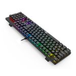 Teclado Mecânico Gamer Redragon Sindri Rainbow Switch Marrom ABNT2 - K671 (PT-BROWN)