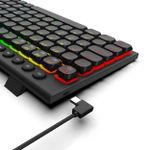Teclado Mecânico Gamer Redragon Sion Low Profile RGB Switch Marrom ABNT2 - K653-RGB (PT-BROWN)