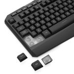 Teclado Membrana Gamer Sem Fio Redragon Harpe RGB ABNT2 - K503-KS