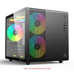Gabinete C3Tech Aquarius Mid Tower Preto - MT-G710BK