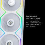 Water Cooler Lian Li Hydroshift 360TL 360mm Display LCD Branco - HSLCD36TW