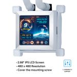 Water Cooler Lian Li Hydroshift 360TL 360mm Display LCD Branco - HSLCD36TW