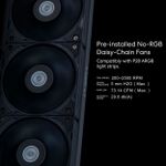 Water Cooler Lian Li Hydroshift 360S 360mm Display LCD Preto - HSLCD36SB