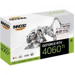 Placa de Vídeo INNO3D NVIDIA GeForce RTX 4060 Ti Twin X2 Branco 8GB GDDR6 - N406T2-08D6X-171153W
