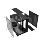 Gabinete Gamer Bluecase Soul Pro Preto Mid Tower 3 Fans RGB - BG-052BBX