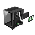 Gabinete Gamer Bluecase Soul Pro Preto Mid Tower 3 Fans RGB - BG-052BBX