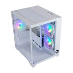 Gabinete Gamer Bluecase Soul Pro Branco Mid Tower 3 Fans RGB - BG-052WBX