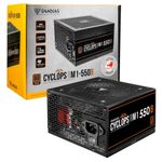 Fonte Gamdias Cyclops 550W 80+ Bronze - M1-550B