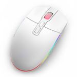 Mouse Gamer Sem Fio Redragon Invader Pro Branco - M719W-RGB-PRO