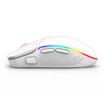 Mouse Gamer Sem Fio Redragon Invader Pro Branco - M719W-RGB-PRO