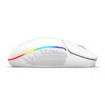 Mouse Gamer Sem Fio Redragon Invader Pro Branco - M719W-RGB-PRO